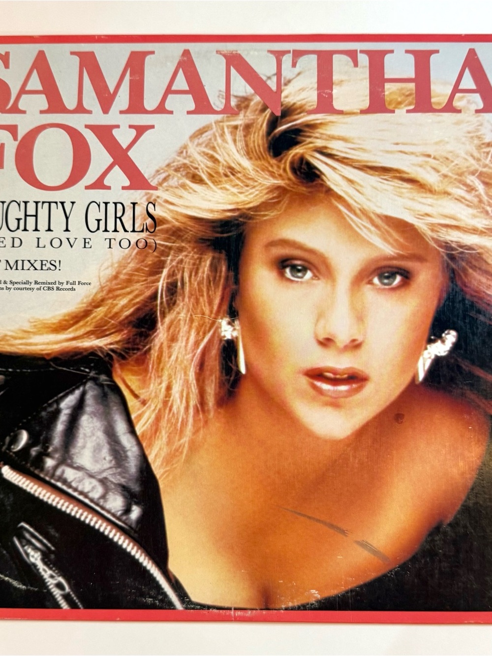 Samantha Fox - Naughty Girls (Red) Vinyl Record